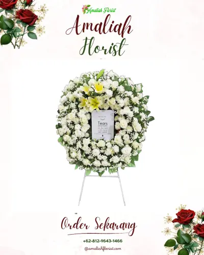 Krans Bunga Duka Cita di Padaluyu